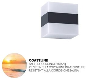 Redo 90322 - LED Kültéri fali lámpa KODIAK LED/5W/230V IP65 fehér/fekete