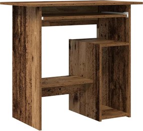 vidaXL antik fa színű szerelt fa íróasztal 80 x 45 x 74 cm