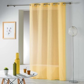 Sárga fényáteresztő függöny 140x240 cm Telma – douceur d'intérieur
