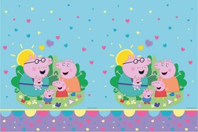 Peppa malac With Love műanyag asztalterítő 120x180 cm
