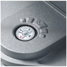 STEINEL 671013 - Napelemes LED-reflektor XSolar L-S 1,2W/LED ezüst IP44