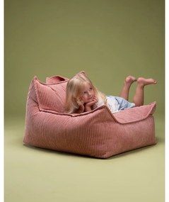 Rózsaszín kordbársony gyerek babzsákfotel Chair – Wigiwama