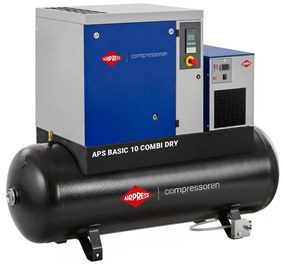 Csavarkompresszor APS 10 Basic Combi Dry 10 bar 10 LE/7,5 kW 996 l/min 500 l 364958