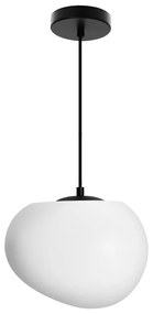 Fekete-fehér függőlámpa ø 25 cm Stones – Candellux Lighting