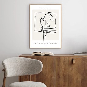 Kép 70x100 cm Art Contemporain – Malerifabrikken