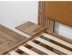 Franciaágy ágyráccsal 160x200 cm Lior – Bobochic Paris