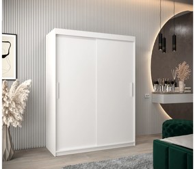 Ruhásszekrény 150 cm Toki (matt fekete + matt fekete). 1064818