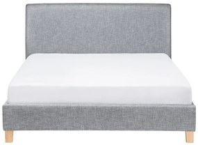 Franciaágy 160 cm SANCHEZ (ágyráccsal) (szürke). 1007521