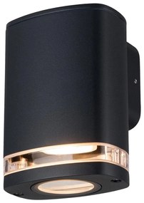 Kanlux 38884 - Kültéri fali lámpa ZEVI 1xGU10/10W/230V IP54 fekete