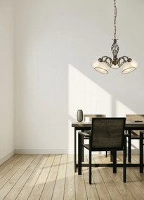 Csillár Antik bronz ODIN GLOBO-60208-5