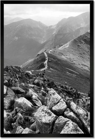 Poszterek keretben 40x60 Tátra Lengyel hegyek Kilátás