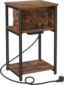 Lerakóasztal 30 × 34 × 58 cm, MDF, öregfa AFK-E1175 OLW