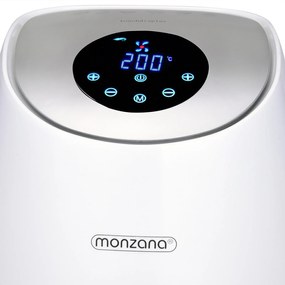 monzana® Forró levegős sütő FRYER 1 fehér - 9 az 1-ben érintőképernyővel 1485 W 3,6 l