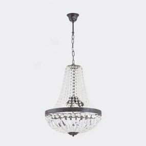 Orion HL 6-1497/3 - Kristály csillár láncon ARILA 3xE27/60W/230V barna/patinás