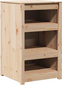 vidaXL Konyhaszekrény Barna Tölgy 55 x 55 x 92 cm Tömör fenyőfa