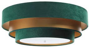 TRINITI mennyezeti lámpa 2xE27/60W/230V zöld/arany