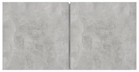 betonszürke függő TV-szekrény 60 x 30 x 30 cm