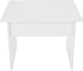 PC asztal, fehér, VERNER NEW
