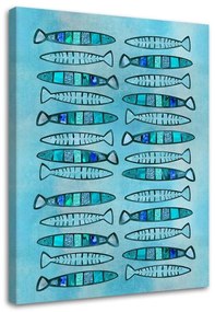 Gario Vászonkép Türkiz halak - Andrea Haase Méret: 40 x 60 cm