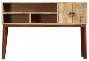 tömör, nyers mangófa tálalóasztal 115 x 30 x 76 cm