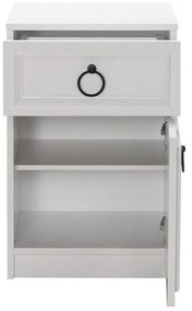 Éjjeliszekrény 63x40 cm fehér