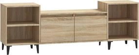 vidaXL sonoma tölgyszínű szerelt fa TV-szekrény 160x35x55 cm