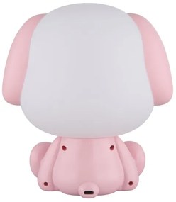 Globo 21761P - LED töltős gyerek éjjeli lámpa PUPPY 1W/5V 500 mAh rózsaszín