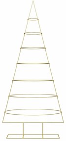 Fém karácsonyfa állvánnyal Arany 210 cm Porszórt Acél