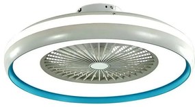 LED Mennyezeti lámpa ventilátorral LED/45W/230V 3000/4000/6500K kék