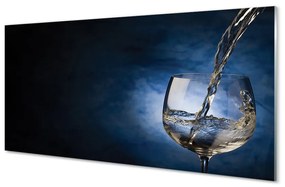 Akrilkép Fehér bor pohár 100x50 cm