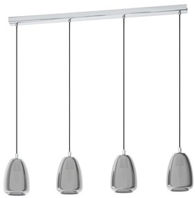 Eglo 98616 - Csillár zsinóron ALOBRASE 4xE27/40W/230V