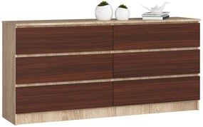 Komód Koa III (szonoma tölgy + wenge). Akció -17%. 1069398
