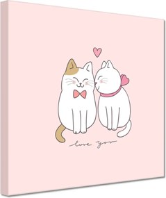 Våszonkép 60x60 Cica Cicåk