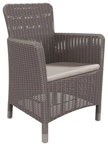 Világosbarna műanyag kerti fotel Trenton – Keter