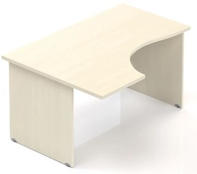 Visio ergonomikus asztal 140 x 100 cm, bal, juhar