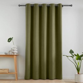 Khaki sötétítő-termo függöny ajtóra 117x213 cm Wilson – Catherine Lansfield