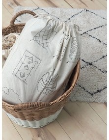 Krémszínű mosható kézi szövésű pamut szőnyeg 70x100 cm Mini Bereber – Lorena Canals