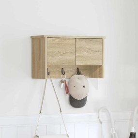 Fali Kabáthorog polcokkal sonoma tölgy 50 x 20 x 30 cm Faanyag