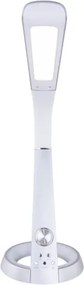 Globo 58376S Asztali lámpa fehér flexibilis szárral. USB csatlakozás, RGB színváltó funkció. Színhőmérséklet váltás 4000/6500/3000K, MxSzxH:343x183x640, tartozék: 1xLED 8W 230V, 45-460lm