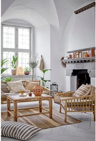 Bambusz kerti dohányzóasztal 60x90 cm Sole – Bloomingville