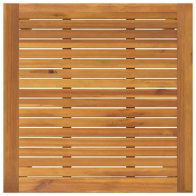 3 részes kerti étkezőszett Szürke Polyrattan Akác