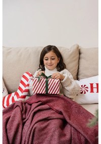 Karácsonyi mintás díszpárna 50x30 cm Candy Cane – Catherine Lansfield