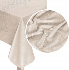 Dekorációs futópad Shiny 40x180 velúr bézs, kristályokkal