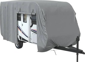 vidaXL Lakókocsihuzat szürke 670x250x220 cm nem szőtt szövetből