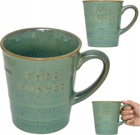 Kis Bögre Coffee 200 ml Zöld teáscsésze kávé italok kerámia