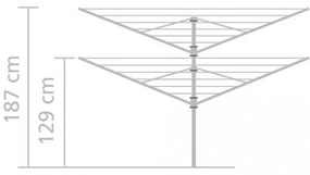 Kerti ruhaszárító Lift-O-Matic 40m – Brabantia