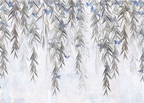 Kép - Fűzfa gallyak pillangókkal (üvegen) (70x50 cm)