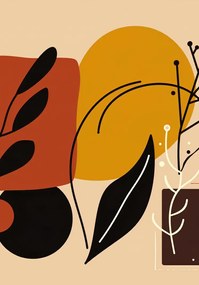 Poszter 70x100cm Meleg kontúrok