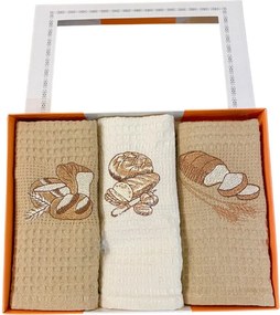 Konyhai törölközők Bread 40x60cm 3 db TiaHome