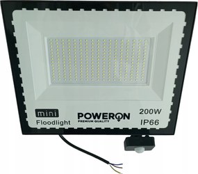 Halogén Led mozgásérzékelővel 200W IP66 fényvető